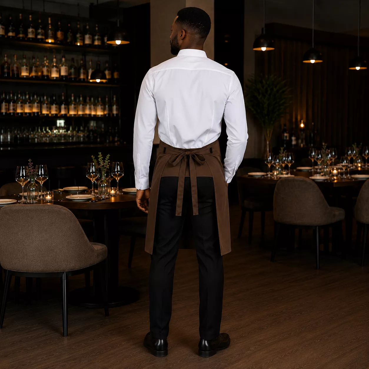 Chemise Serveur Manche Longue Professionnelle – Image 3