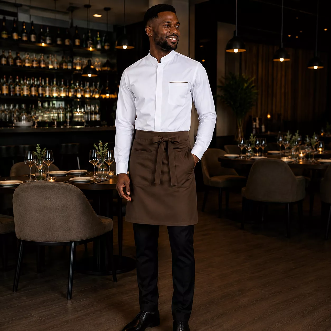 Chemise Serveur Manche Longue Professionnelle
