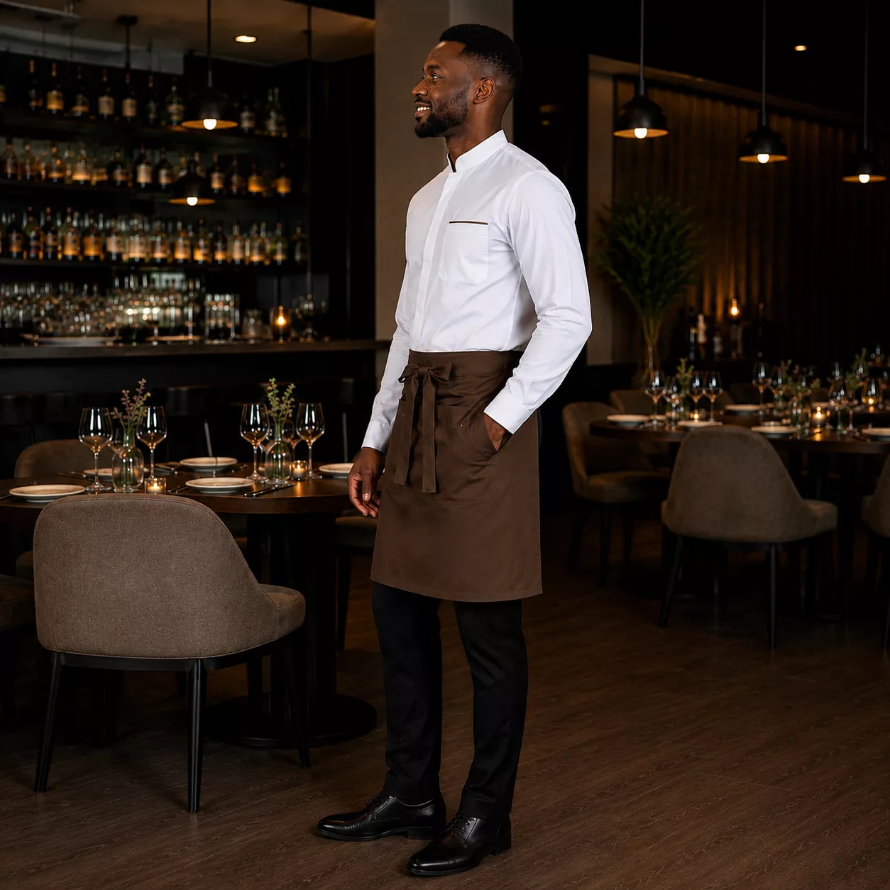 Chemise Serveur Manche Longue Professionnelle – Image 6