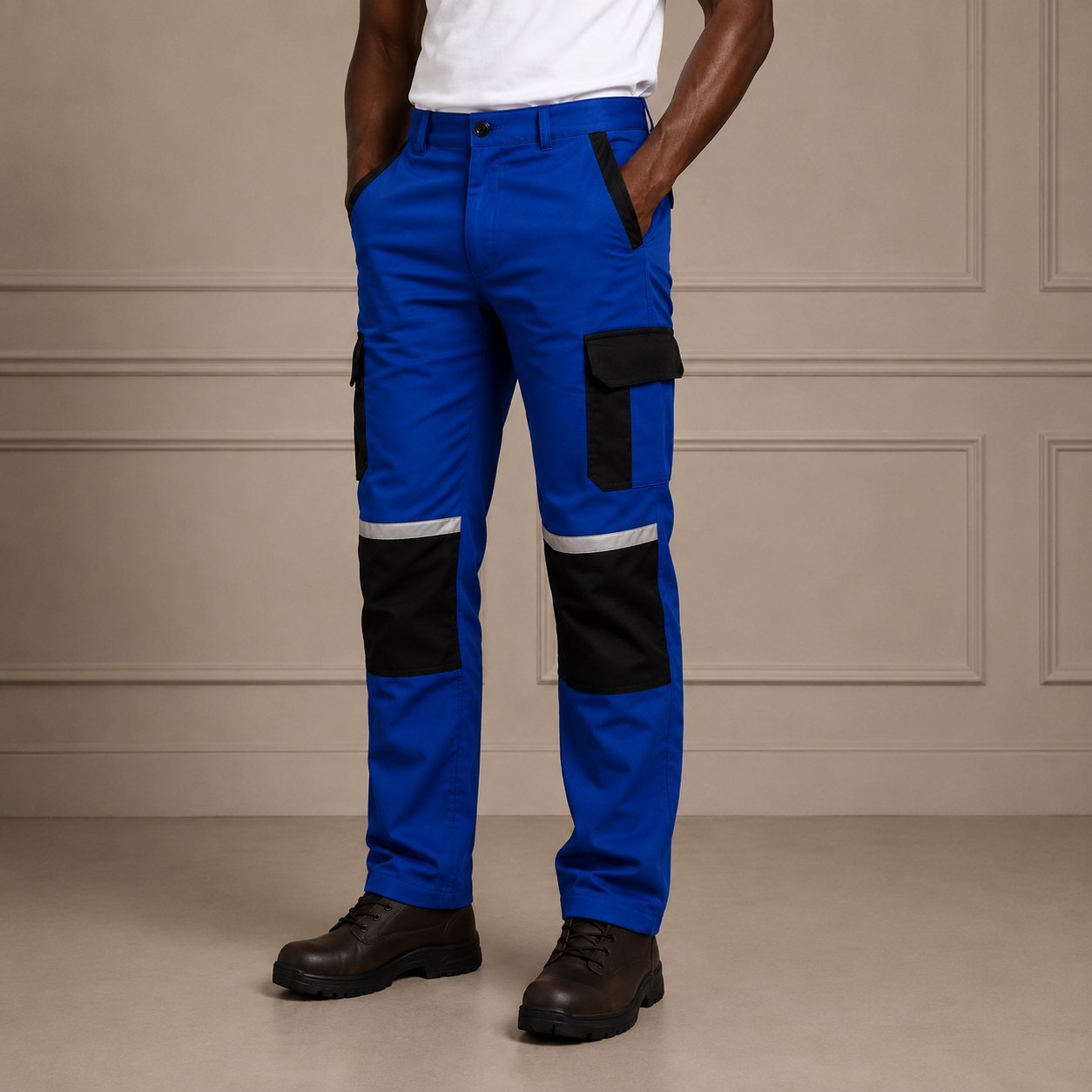 Pantalon technicien multi-poches avec porte-outils